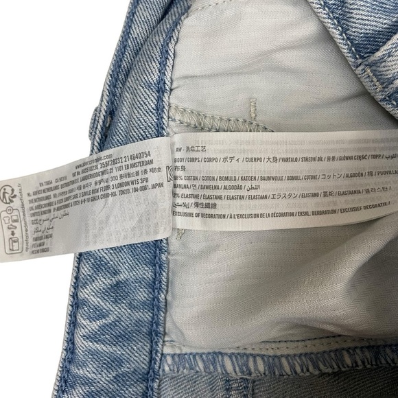 Hollister Ultra High-Rise Dad Cargo Jean Vintage Stretch 27R - Picture 12 of 16